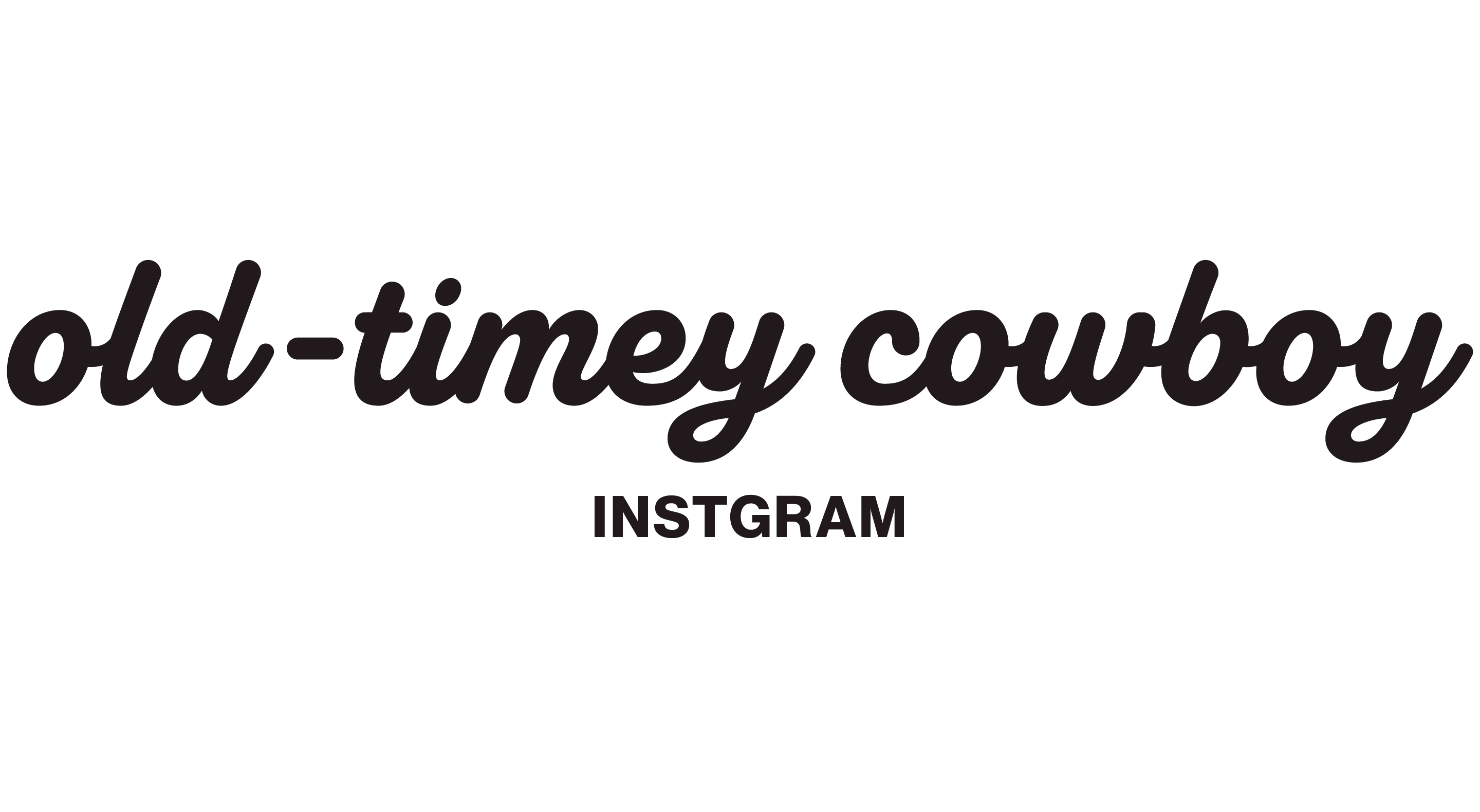 old-timey cowboy instagram